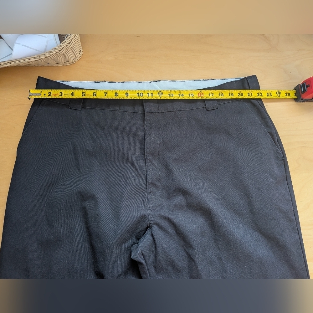 DICKIES Men Pants Size 44x30 Black Color Wide Leg Loose Fit Streetwear Sk8 - Picture 8 of 11